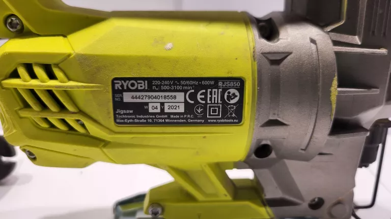 WYRZYNARKA RYOBI RJS850 600W + WALIZKA