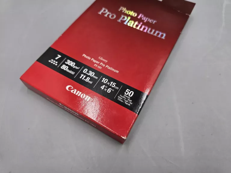 PAPIER FOTOGRAFICZNY CANON PT-101 10X15 CM, 50 PHOTO PAPER PRO PLATINUM