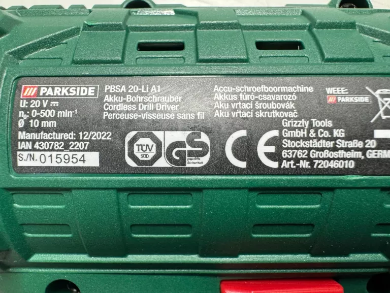 WIERTARKO WKRETARKA PBSA 20-LI A 1