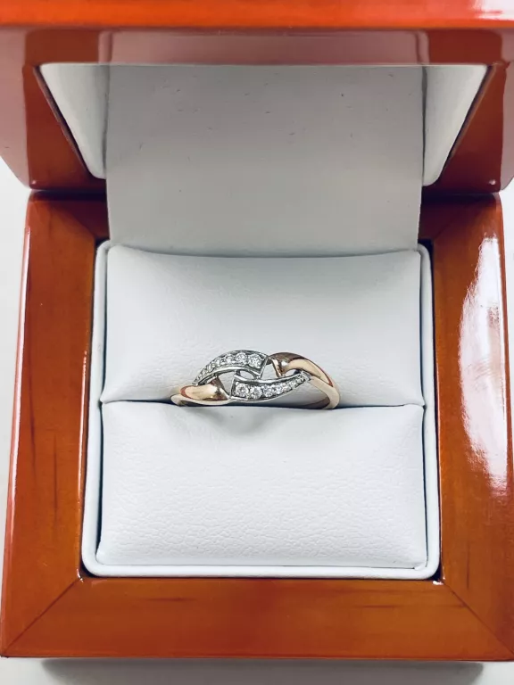 ZŁOTY PIERŚCIONEK DIAMENTY P.585/W.1,80G/R.14