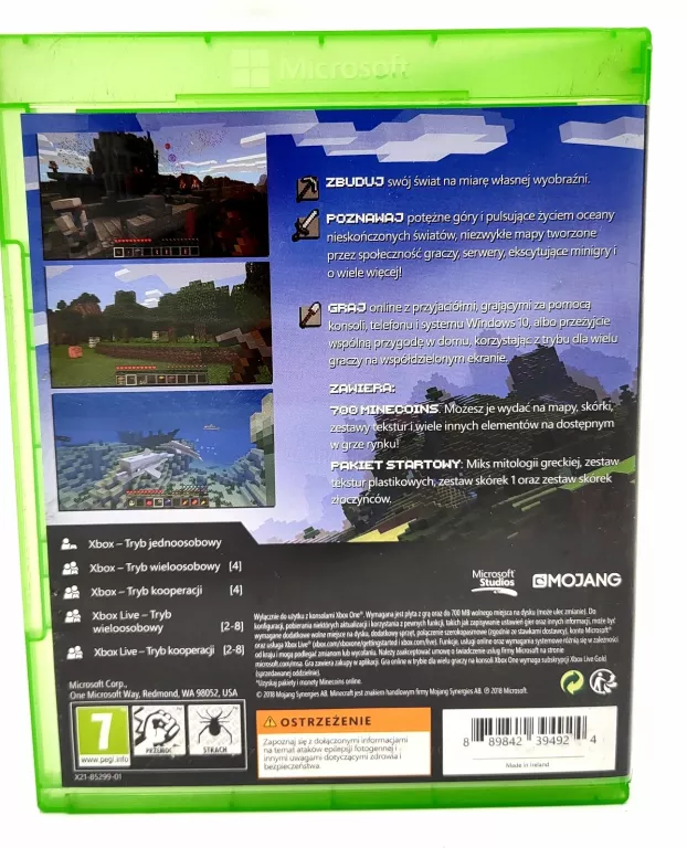 GRA MINECRAFT XBOX ONE