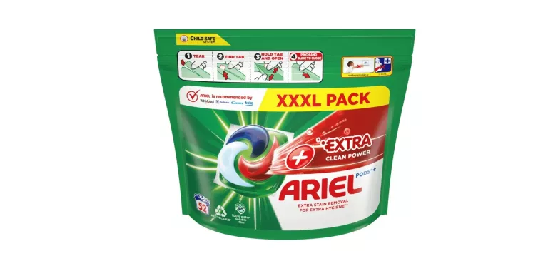 KAPSUŁKI DO PRANIA ARIEL EXTRA CLEAN POWER 52 SZT