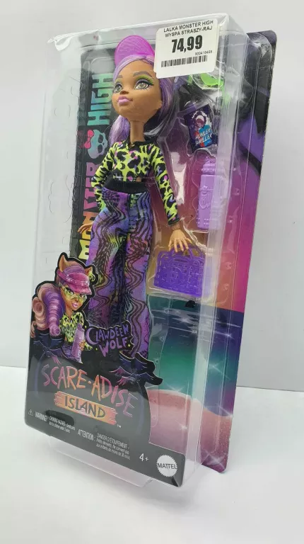 LALKA MONSTER HIGH WYSPA STRASZY-RAJ CLAWDEEN WOLF[250505001]
