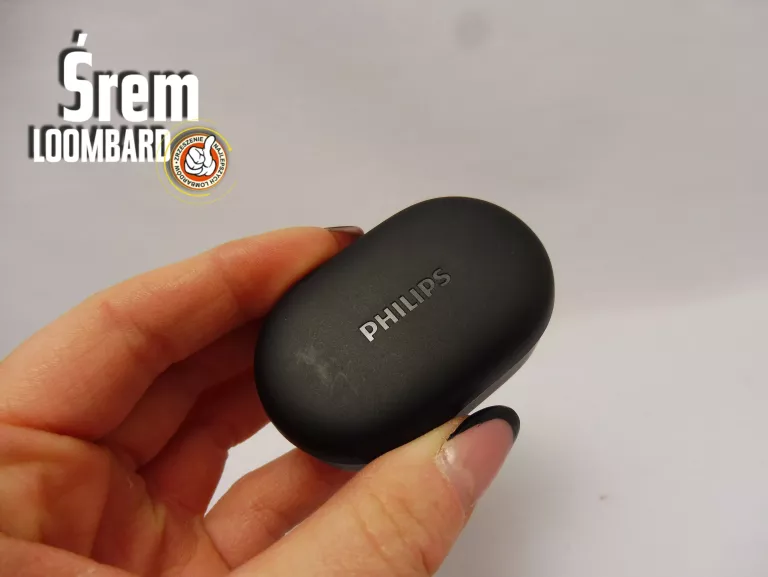 SŁUCHAWKI PHILIPS TAT1209, ETUI ŁADUJĄCE, BDB STAN!
