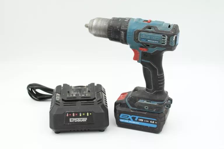 WKRĘTARKA ERBAUER ECD18-LI-2 Z, AKUMULATOR 4AH, ŁADOWARKA