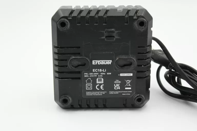 WKRĘTARKA ERBAUER ECD18-LI-2 Z, AKUMULATOR 4AH, ŁADOWARKA