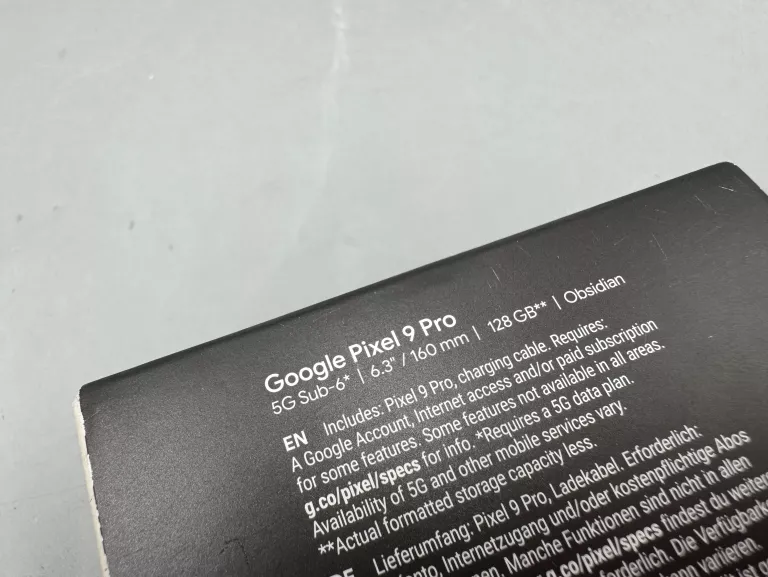 TELEFON GOOGLE PIXEL 9 PRO/PUDEŁKO/NO
