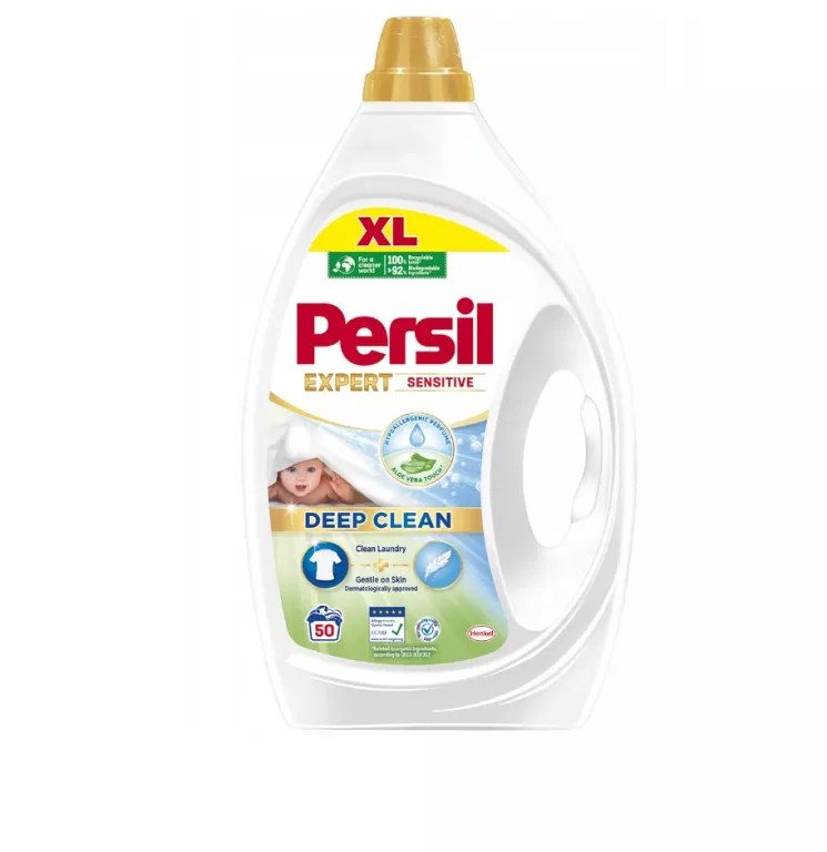 PERSIL SENSITIVE EXPERT DEEP CLEAN ŻEL DO PRANIA BIAŁEGO 50 PRAŃ 2,25L