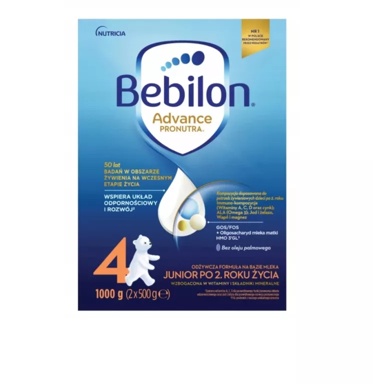 MLEKO MODYFIKOWANE BEBILON 4 ADVANCE PRONUTRA 1000 G