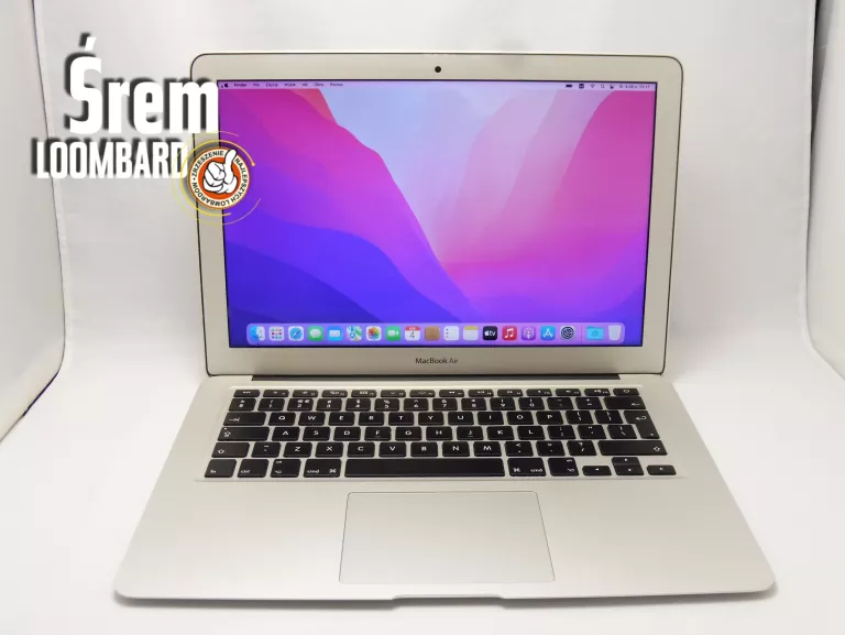LAPTOP MACBOOK AIR A1466 2017, I5, 8GB/128GB SSD, ŁADOWARKA, DB STAN!