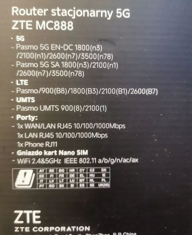 ROUTER ZTE MC888