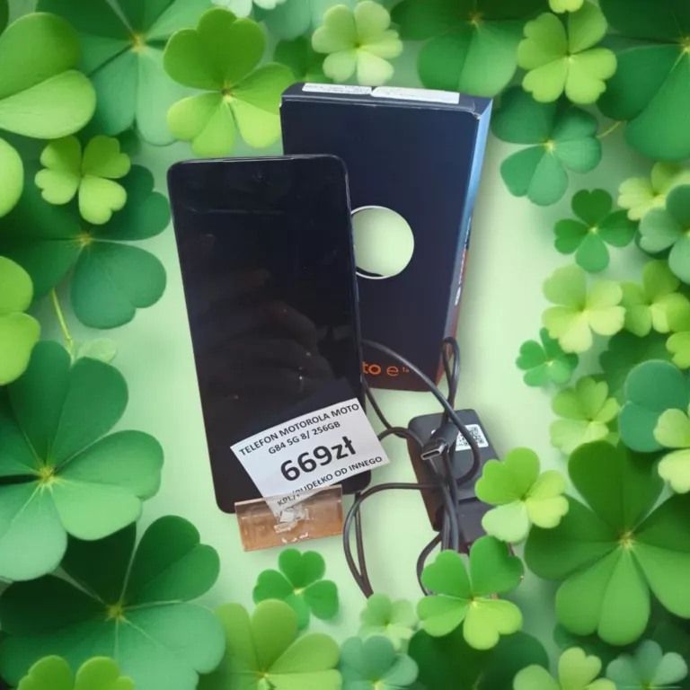 TELEFON MOTOROLA MOTO G84 5G 8/ 256GB/KPL/PUDEŁKO OD INNEGO TEL