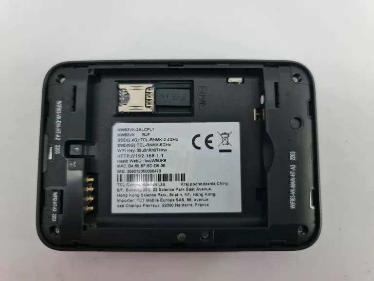 ROUTER TCL LINK ZONE MW63VK