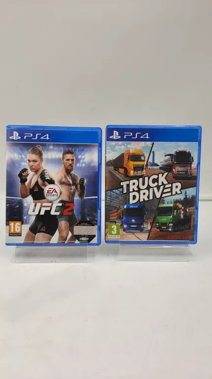 ZESTAW 2 GRY PS4 TRUCK DRIVER / UFC 2 /*OKAZJA*