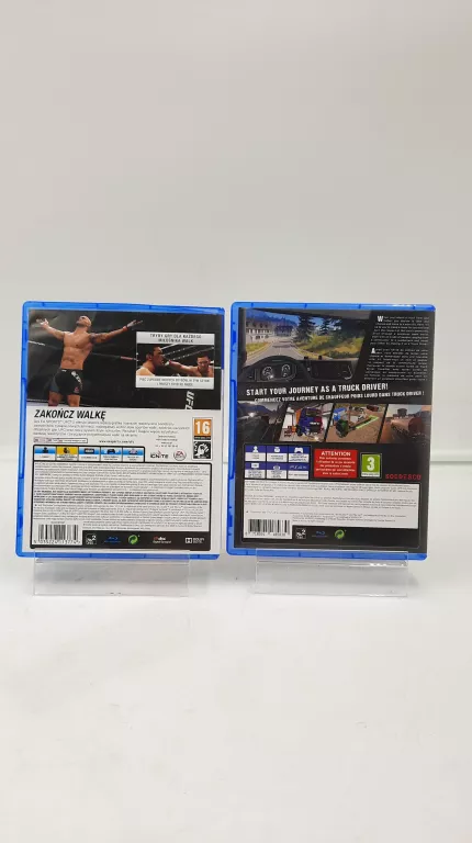 ZESTAW 2 GRY PS4 TRUCK DRIVER / UFC 2 /*OKAZJA*