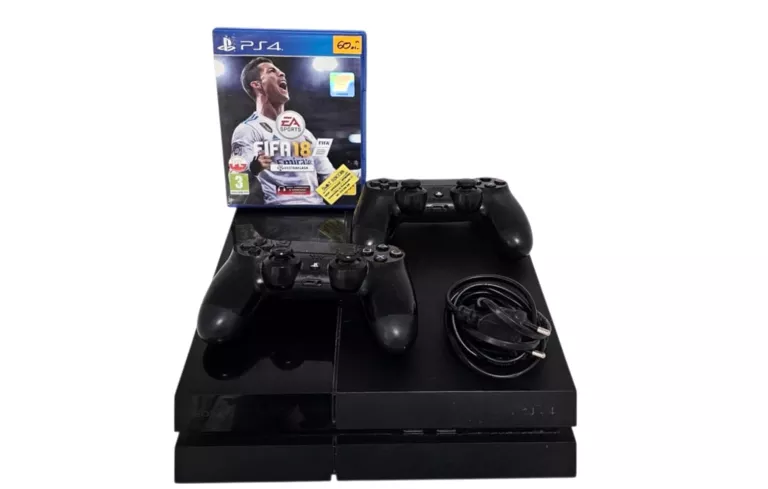 KONSOLA SONY PS4 CUH-10033A + 2X PAD/GRA FIFA 18