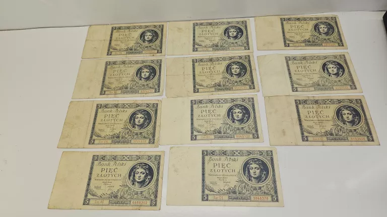 BANKNOT 5 ZŁ 1930 R