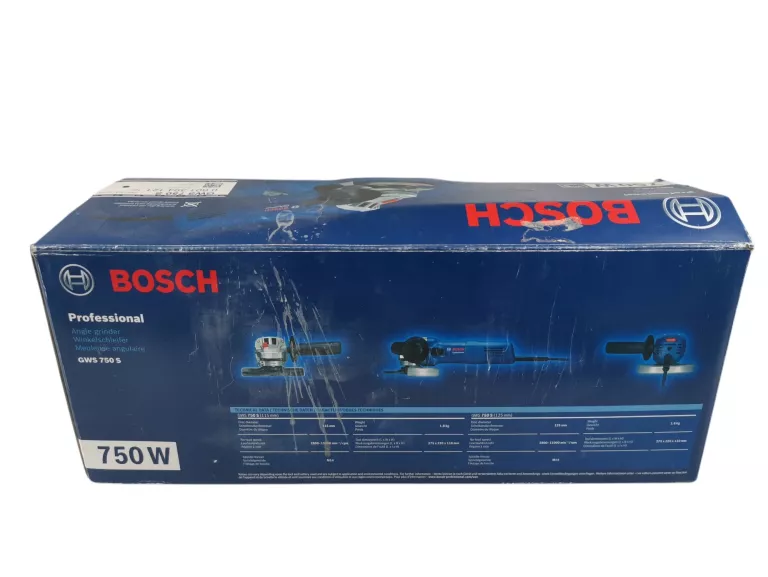 SZLIFIERKA KĄTOWA BOSCH GWS 750S