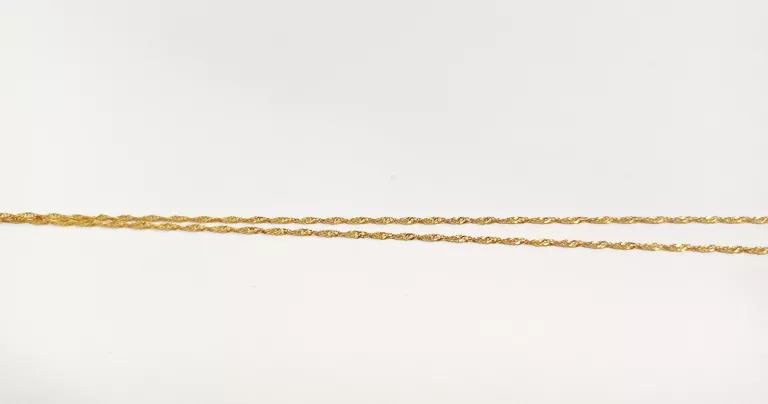 ŁŃCUSZEK Z ZAWIESZKĄ 14K W:2,04G DŁ:41CM