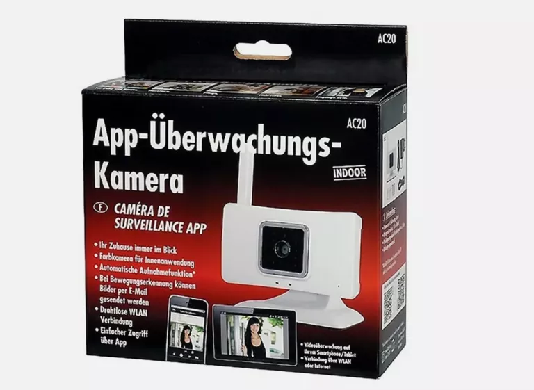 KAMERA MONITORUJĄCA Z APLIKACJĄ PENTATECH AC20 DO NADZORU W POMIESZCZENIAC
