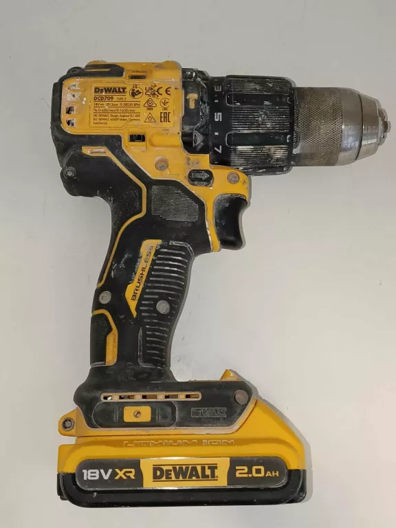 WKRĘTARKA DEWALT DCD709 18V AKUMULATOR 2AH ŁADOWARKA