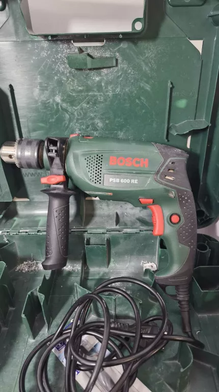 WIERTARKA 650W PSB 600 RE BOSCH W WALIZCE