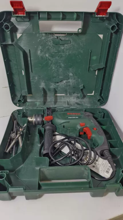 WIERTARKA 650W PSB 600 RE BOSCH W WALIZCE
