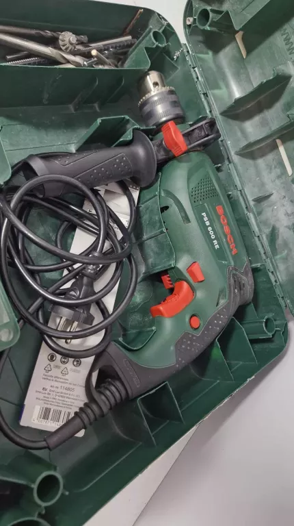 WIERTARKA 650W PSB 600 RE BOSCH W WALIZCE