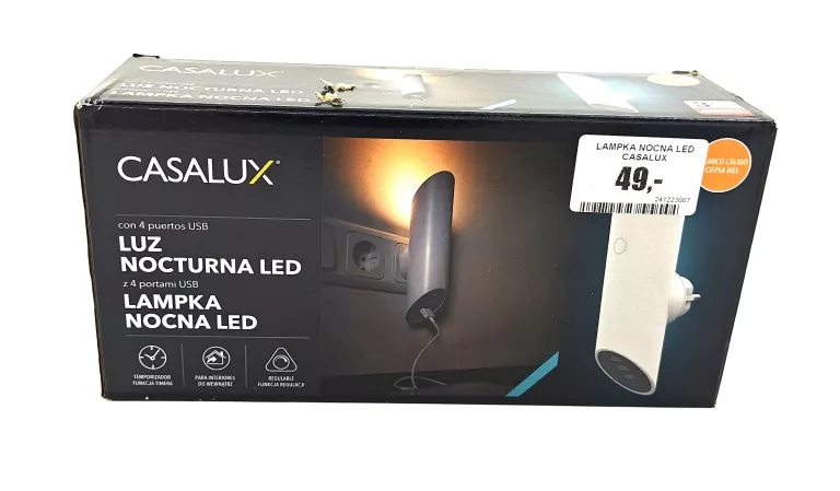 LAMPKA NOCNA LED CASALUX