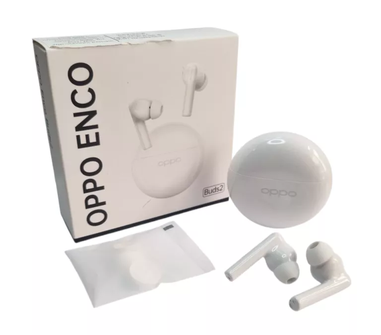 SŁUCHAWKI BEZPRZEWODOWE DOKANAŁOWE OPPO ENCO BUDS2 BIAŁY