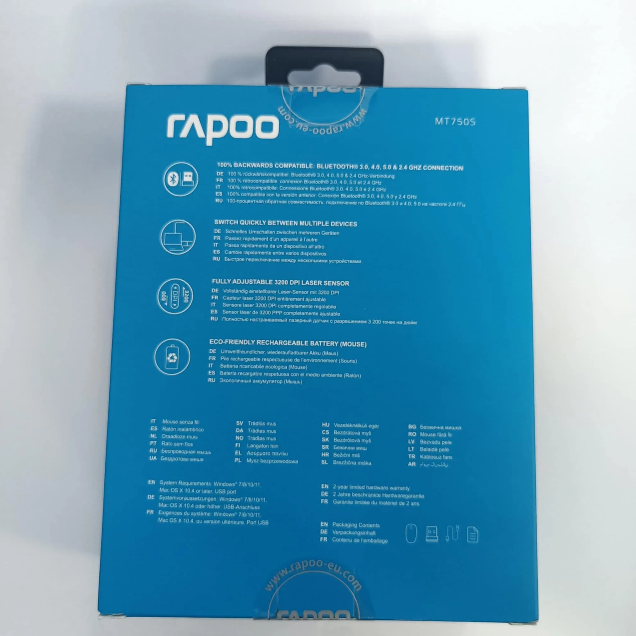 rapoo-mt750s-bezprzewodowa-mysz-mysz-3200-dpi-ean-gtin-6940056186706