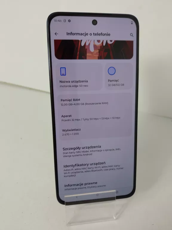 TELEFON MOTOROLA EDGE 50 NEO 5G