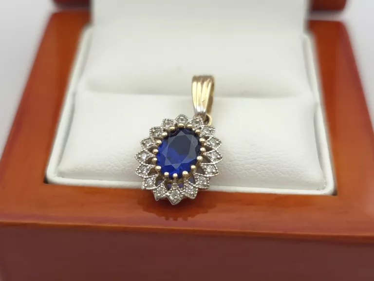 zlota-zawieszka-z-niebieska-cyrkonia-585-14k-245g-starowislna-16-krakow