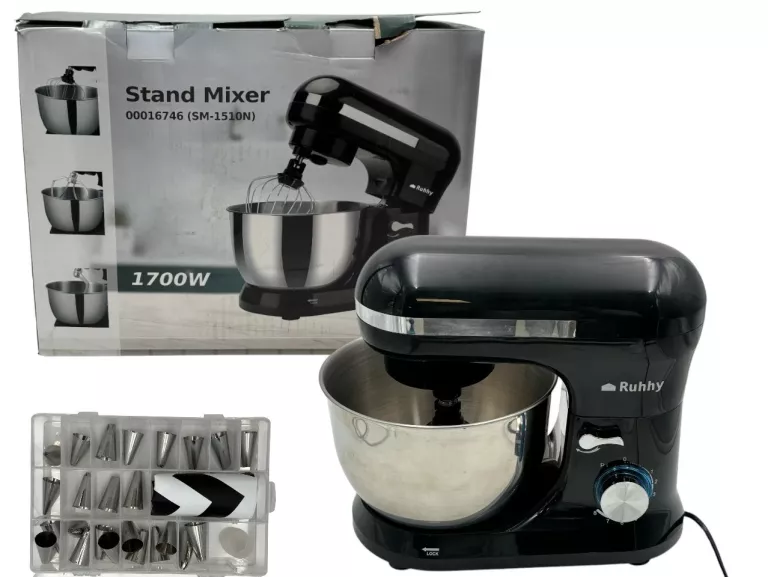 ROBOT KUCHENNY PLANETARNY RUHHY 1700W 4,5L + RĘKAW CUKIERNICZY