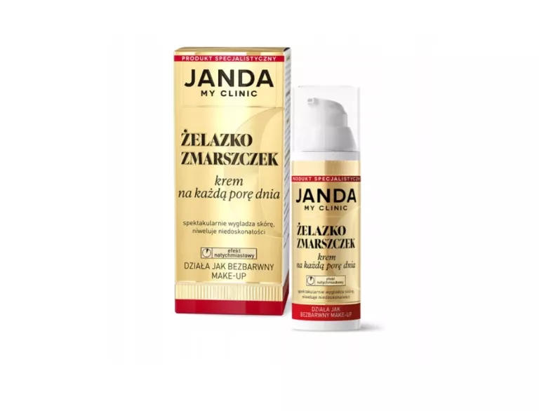 JANDA MY CLINIC GOLD ŻELAZKO ZMARSZCZEK WYGŁADZENIE LIFTING