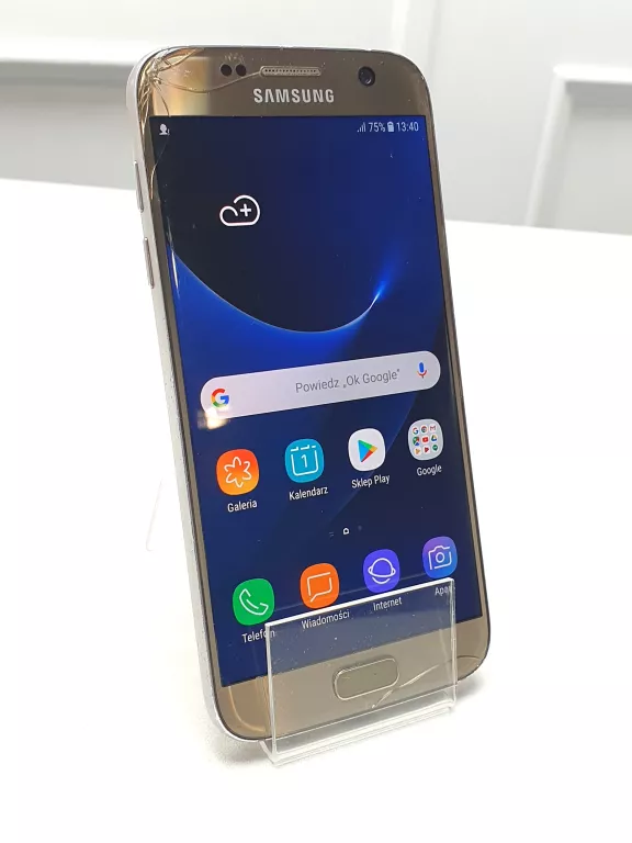TELEFON SAMSUNG S7 ZBITY RÓŻOWY