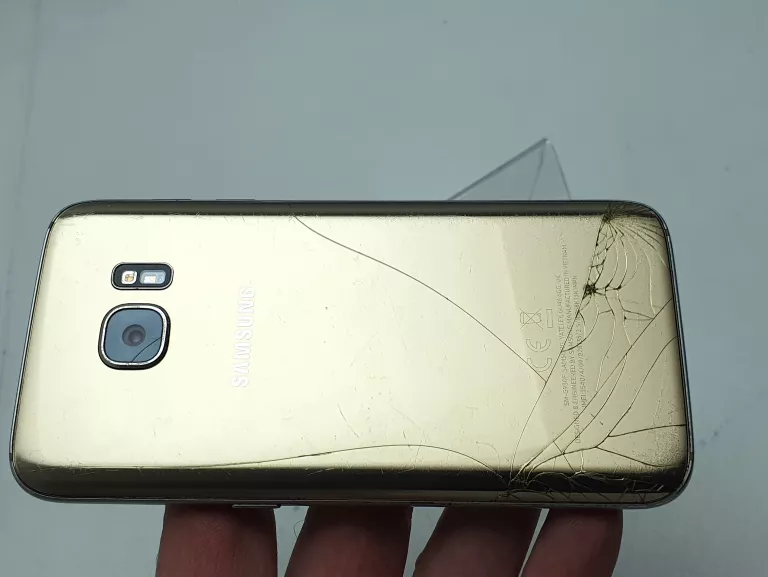 TELEFON SAMSUNG S7 ZBITY RÓŻOWY