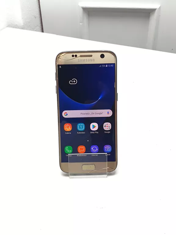 TELEFON SAMSUNG S7 ZBITY RÓŻOWY