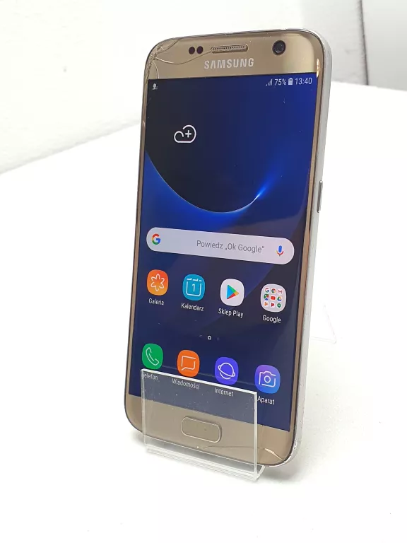 TELEFON SAMSUNG S7 ZBITY RÓŻOWY