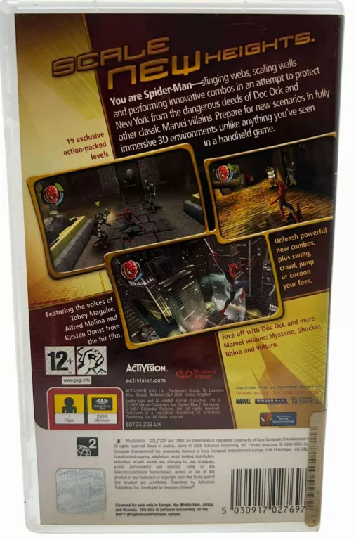 GRA PSP SPIDER-MAN 2