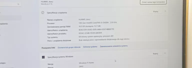 LAPTOP HUAWEI MATEBOOK D 16 2024 I5-12450H 16GB 1TB SSD WIN11
