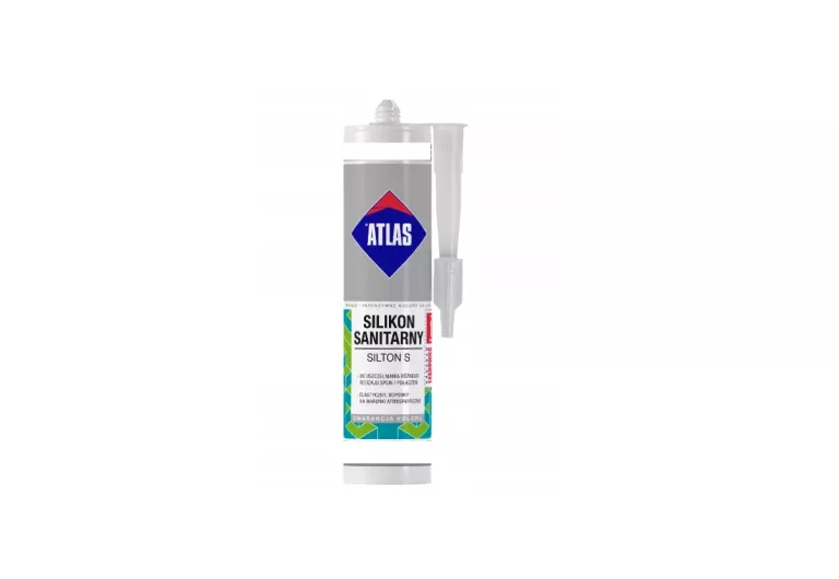 ATLAS SILIKON SANITARNY SILTON S KOLOR SREBRNY 136 280ML