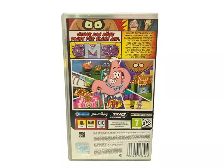 GRA PSP SPONGEBOB KANCIASTOPORTY: ŻÓŁTY MŚCICIEL - DE!