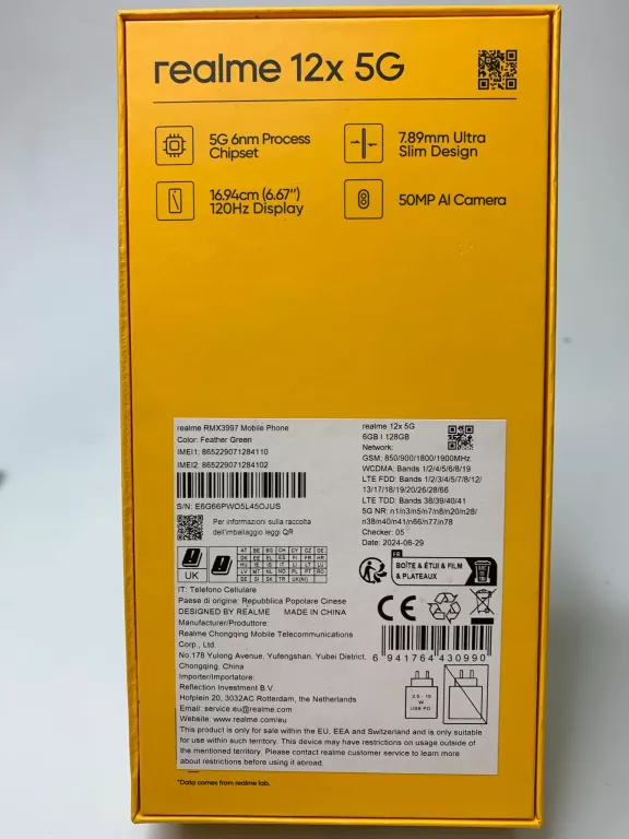 TELEFON REALME 12X 5G 6/128GB