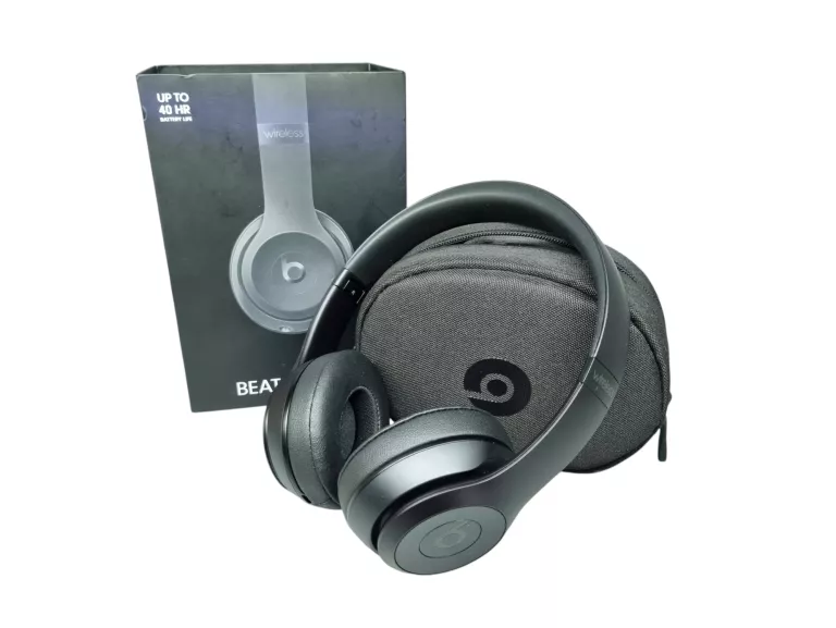 SŁUCHAWKI BEZPRZEWODOWE APPLE BEATS SOLO 3 NAUSZNE BLACK CZARNE