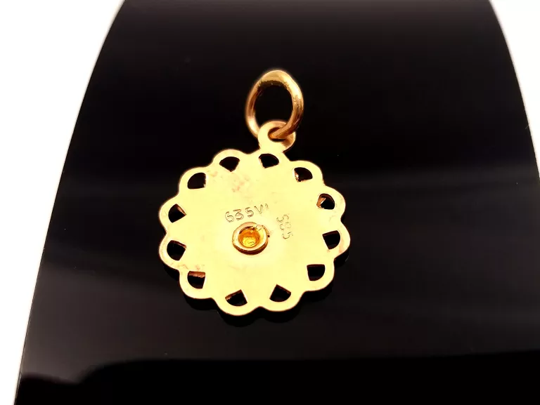ZŁOTA ZAWIESZKA MATKA BOSKA 585 0,99G