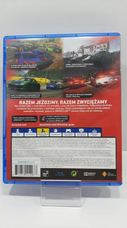 GRA DRIVECLUB NA PS4 SONY PLAYSTATION 4 (PS4), POLSKA WERSJA