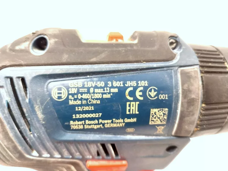WKRĘTARKA BOSCH GSB 18V-50 + ZAKRĘTARKA BOSCH GDR 18V-160 + AKUMULATOR 4AH