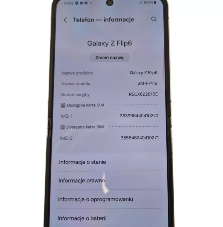 telefon-samsung-galaxy-z-flip-6-raty-plus-na-czesci-kod-producenta-sm-f741bzsgeue