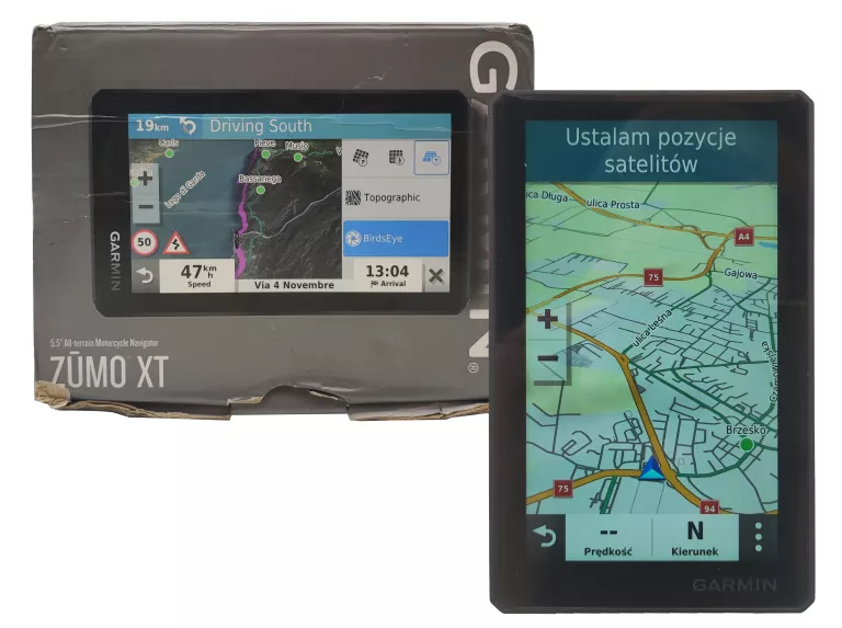 NAWIGACJA MOTOCYKLOWA GARMIN ZUMO XT EUROPA SATELITARNA 5,5'' IPX7 262G